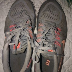 Well loved Nike sneakers